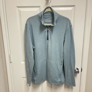 Outdoor Voices Seafoam Quarter Zip Sweater